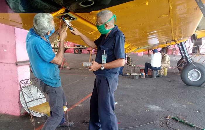 Movimiento anirista vuela alto en Servicios Aéreos Sancti Spíritus