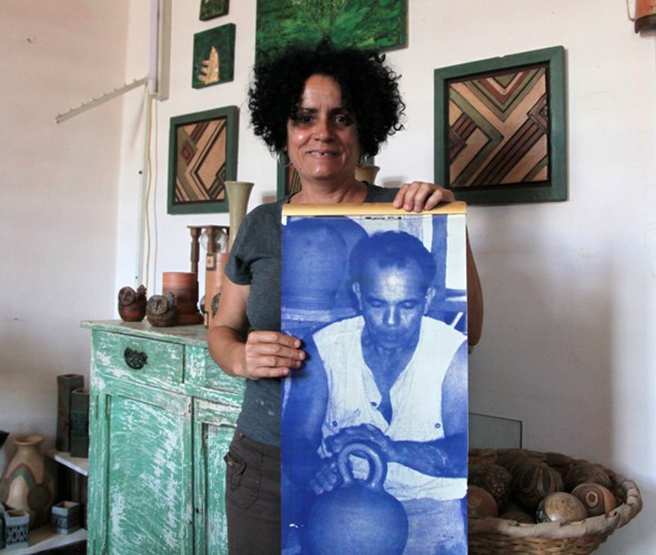 Rogelio Santander, el abuelo, la motivación excepcional. Foto;  Oscar Alfonso Sosa.