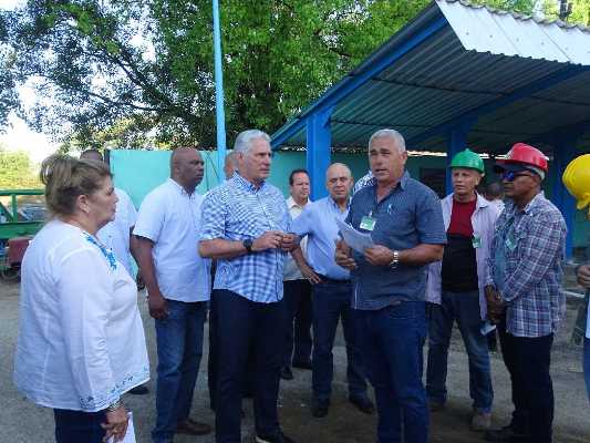 Miguel Díaz-Canel visita municipio espirituano de Taguasco (+Fotos)