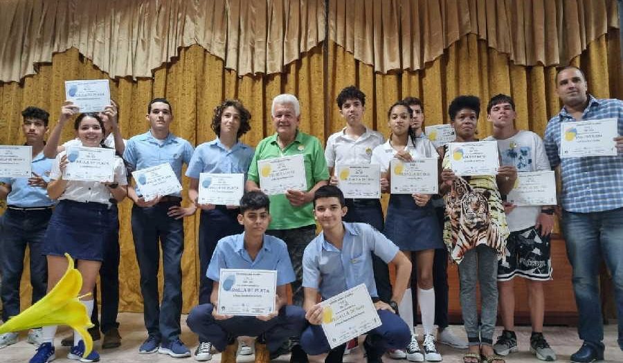 Sancti Spíritus premia a estudiantes ganadores del Ciclo Olímpico 2023