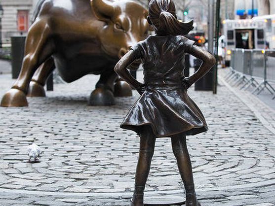 La escultura de la Niña sin miedo