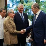 Raúl y Díaz-Canel reciben a Lavrov en La Habana