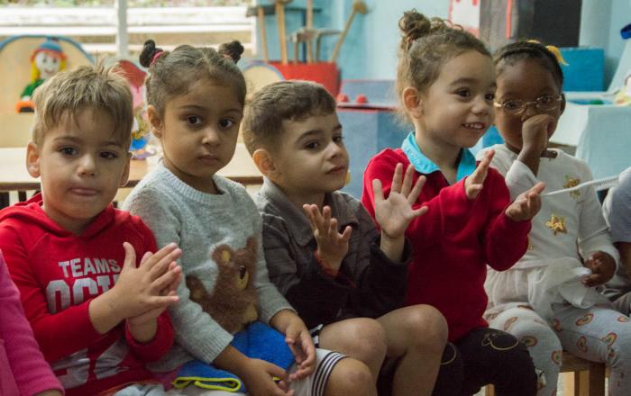 Avanza construcción de casita infantil en Empresa Azucarera Uruguay