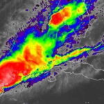 Frente frío afecta con lluvias y tormentas el occidente de Cuba