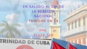Gala cultural de este sábado, regalo a Trinidad por efemérides del Moncada