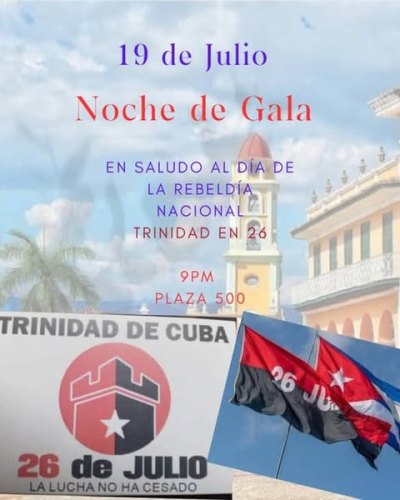 Gala cultural de este sábado, regalo a Trinidad por efemérides del Moncada