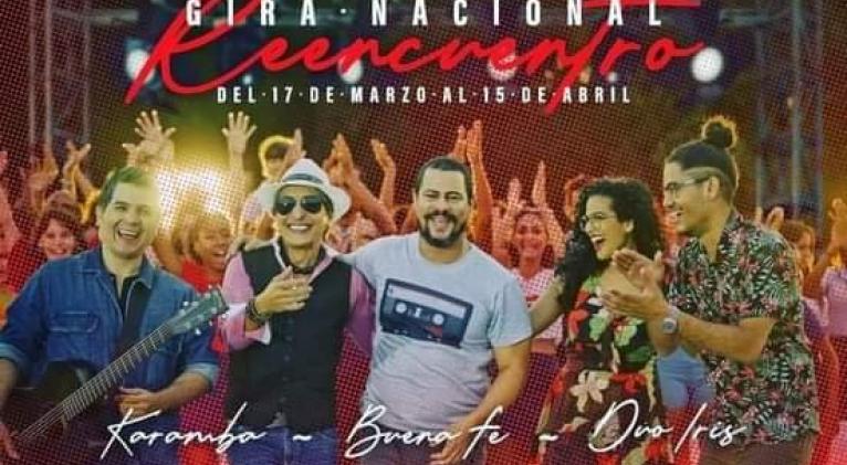 Gira nacional por «Una mejor juventud» en Sancti Spíritus con Buena Fe, Karamba, Dúo Iris y Annie Garcés