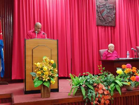 Gobernador de Sancti Spíritus rindió cuenta de su gestión
