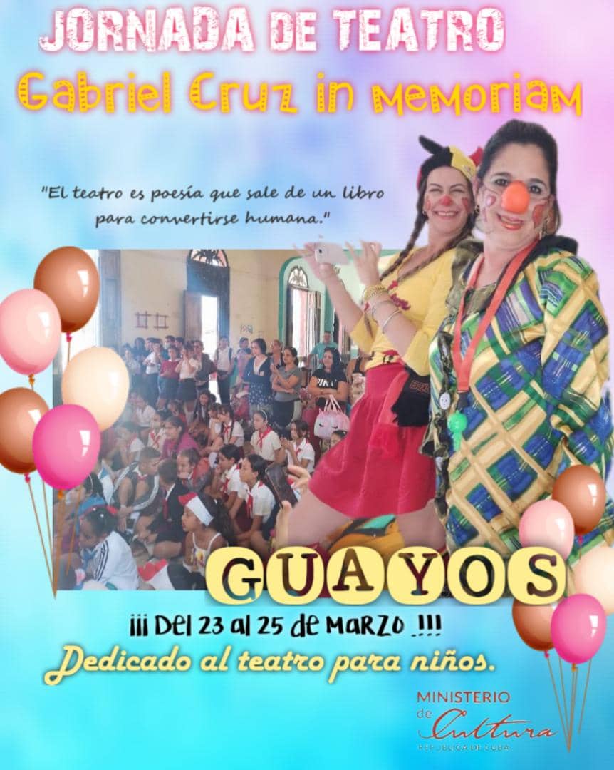 Guayos se convierte en idóneo escenario teatral