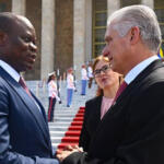 Recibe Díaz-Canel a presidente de Gabón y firman acuerdos