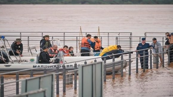 Manifiesta Díaz-Canel solidaridad con Brasil ante daños por lluvias