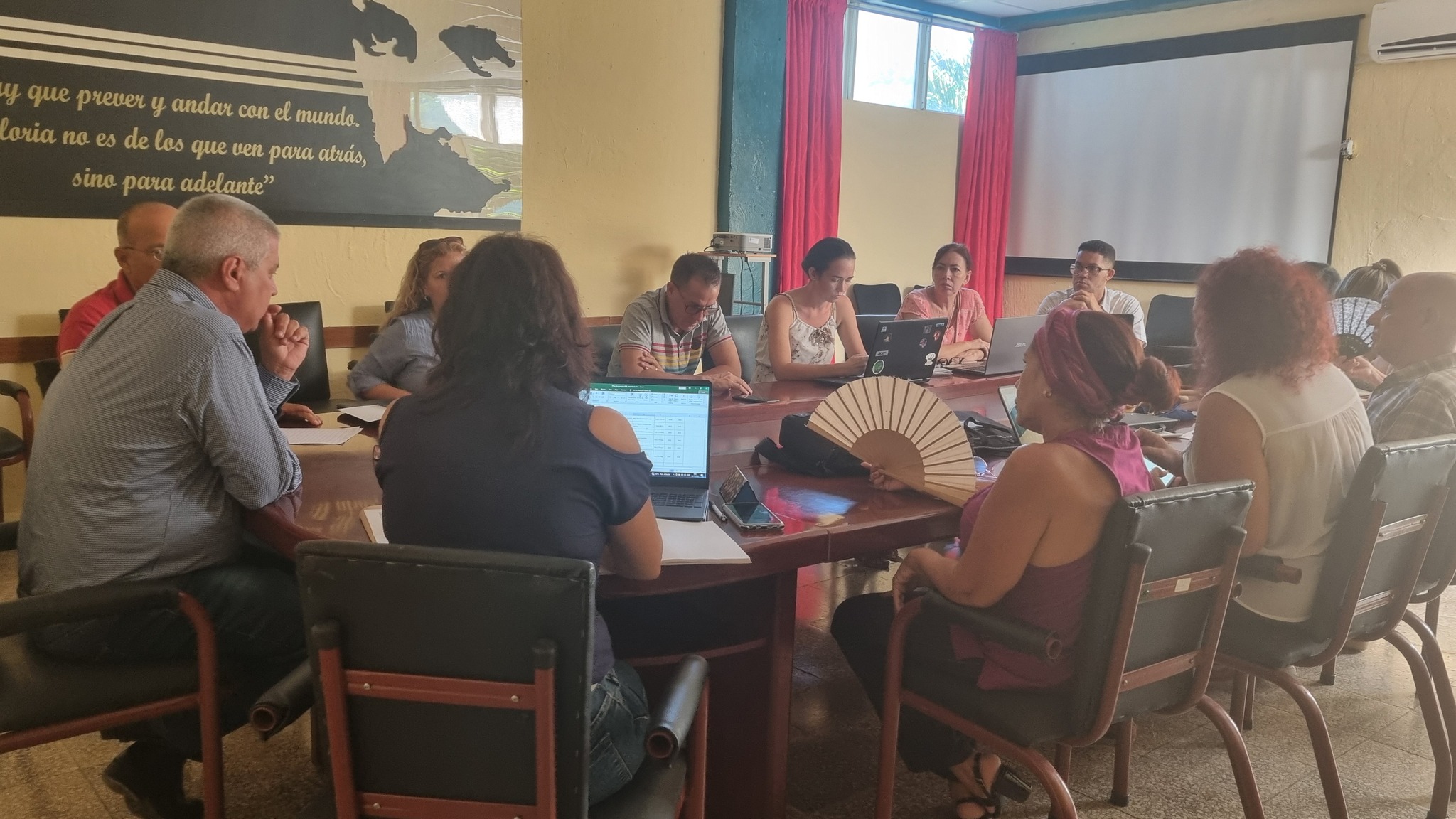 Líderes de proyectos de la Universidad de Sancti Spíritus socializan experiencias