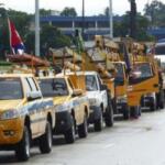 Linieros de varias provincias listos para partir desde Sancti Spíritus rumbo al oriente del país