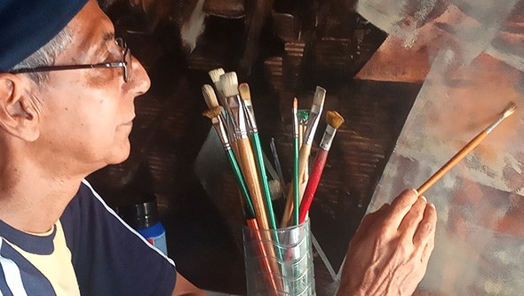 Artista visual espirituano integra Salón Arte y Ciudad que se exhibe en La Habana