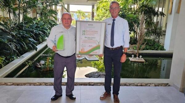 El hotel Meliá Trinidad Península fue galardonado este año con el Premio Nacional de la Eficiencia Energética que otorga la Oficina Nacional para el Control del Uso Racional de la Energía (ONURE).