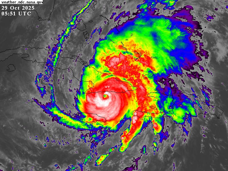 Huracán Melissa toca tierra cubana por playa El Francés, en Guamá