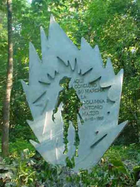 Monumento a Camilo Cienfuegos en Juan Francisco.