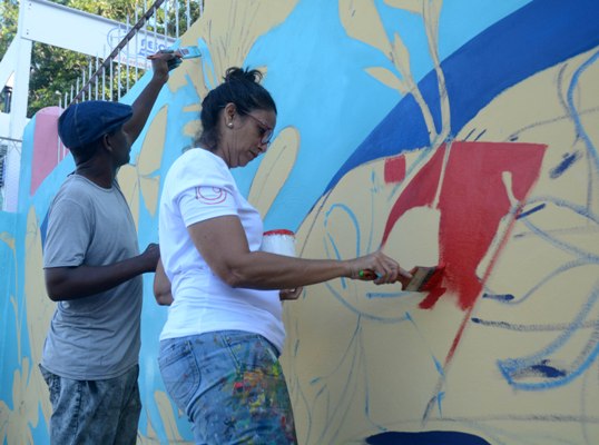 Muralística cierra Evento Vida Cultural y Desarrollo Local