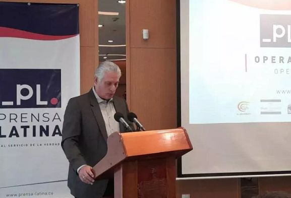 Díaz Canel en Foro Nueva Operación Verdad: Los proyectos mediáticos alternativos representan un desafío en tiempos de terrorismo mediático y difamación (+ Video)