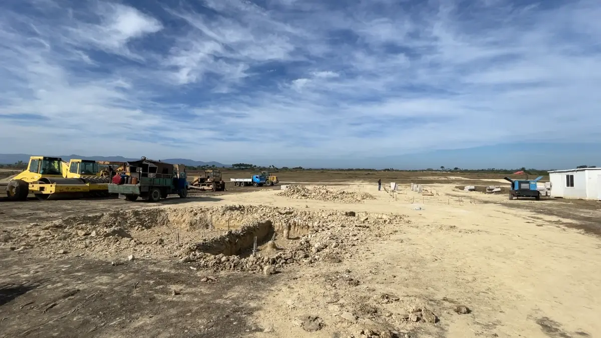 Avanza movimiento de tierra para nuevo parque fotovoltaico en Taguasco