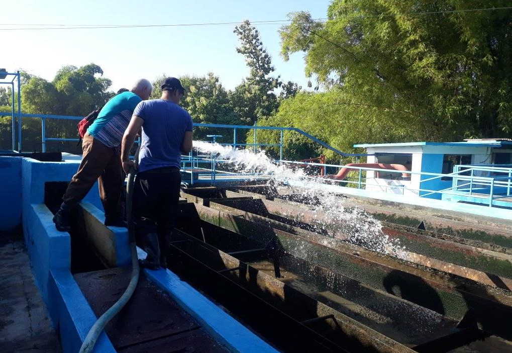 Montaje de nuevos equipos paralizará abasto de agua en parte de Sancti Spíritus