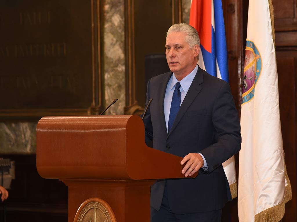 Destaca Díaz-Canel aportes a Cuba de Universidad de La Habana (+Fotos)