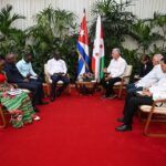 Presidente cubano recibió a líder de organización política de Burundi