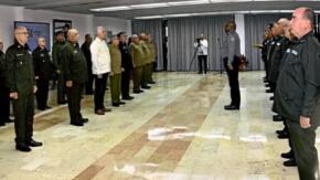 Presidieron Raúl y Díaz-Canel acto de ascenso en el Minint