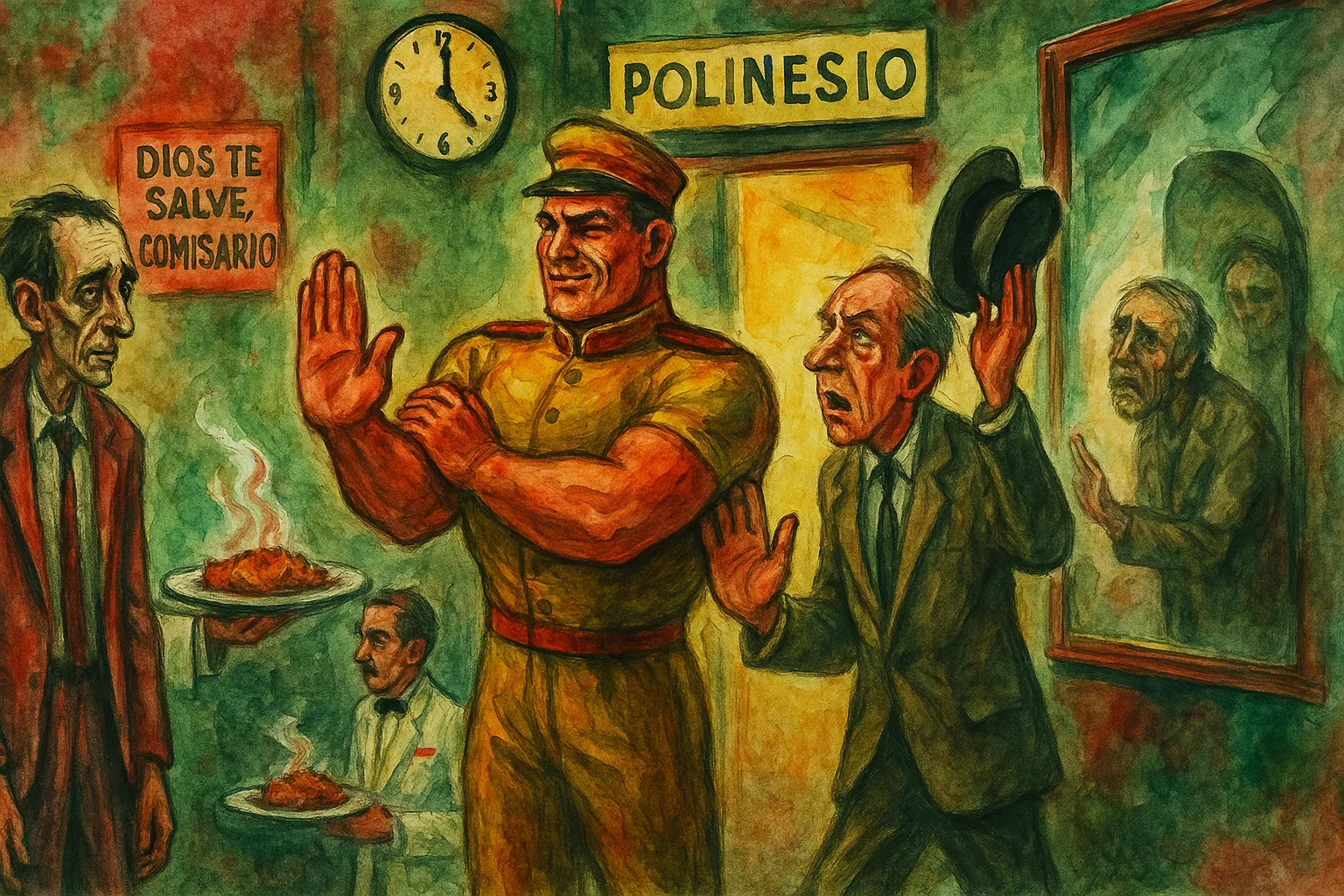 “Si él viene con usted, puede pasar”