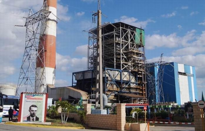 Central Termoeléctrica Antonio Guiteras fuera del sistema por avería