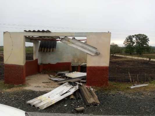 Tormenta local severa afecta zona sur de Yaguajay (+Fotos)