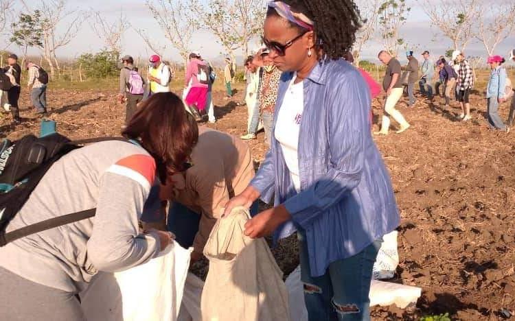 Mujeres protagonizan movilización productiva en La Sierpe