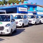 Sucursal Transtur-Trinidad estrena autos eléctricos destinados a la renta (+ fotos)