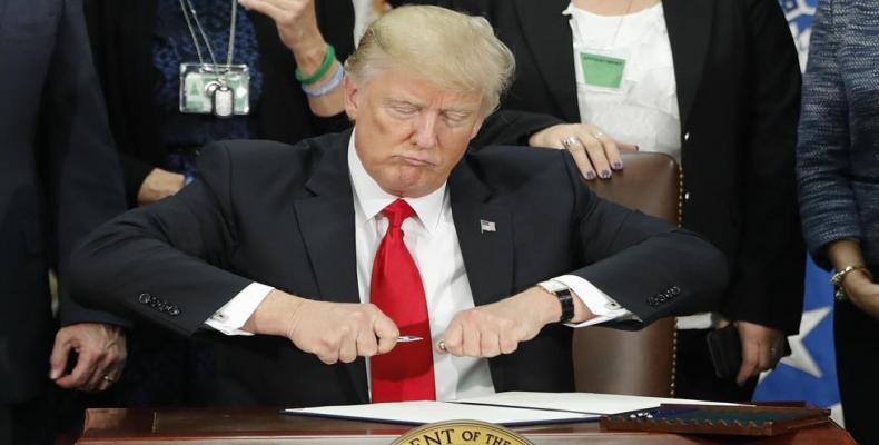 Memorando presidencial de Trump:  otra vuelta de rosca al bloqueo