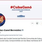 Encomió presidente de Cuba resultados de elecciones nacionales