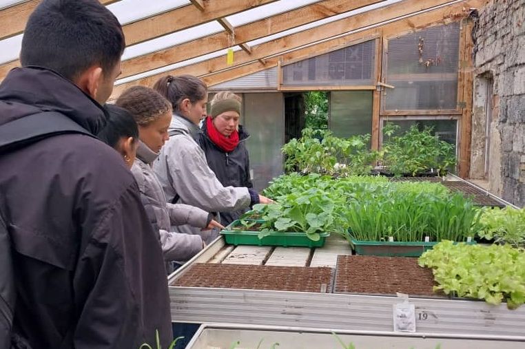 Comitiva espirituana de la carrera de agronomía intercambia saberes en universidad alemana
