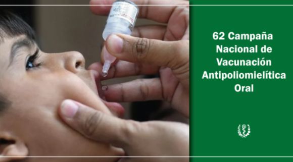 Inicia el lunes Vacunación Antipoliomielítica Oral Bivalente