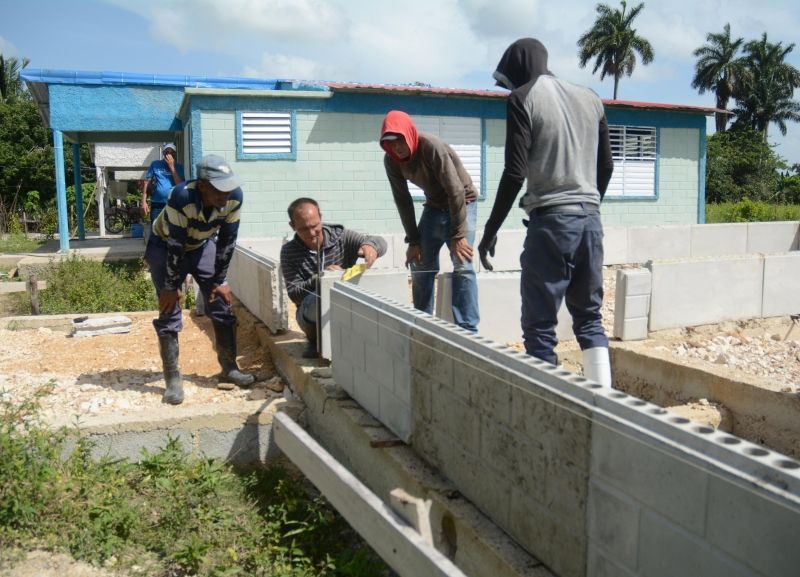 Avanzó Yaguajay en la construcción de viviendas en el 2024