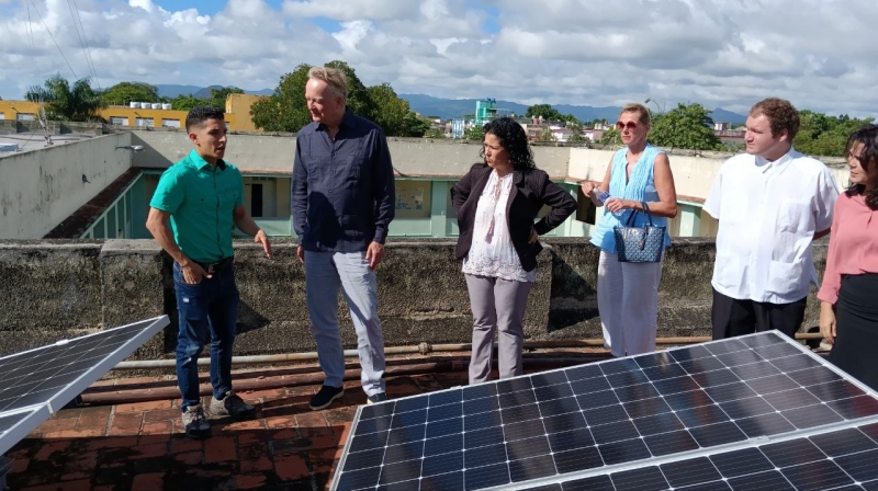 Sancti Spíritus: Embajador alemán se interesa por el turismo, las energías renovables y el intercambio de proyectos universitarios