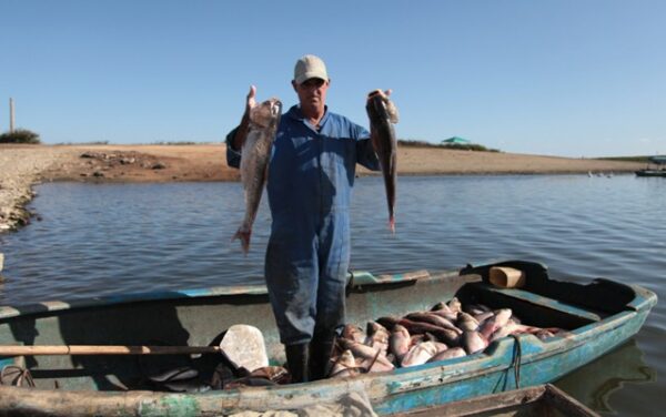 En el quehacer productivo, los pescadores han hecho de la presa Zaza su bastión previo al Primero de Mayo. Foto: Oscar Alfonso Sosa.