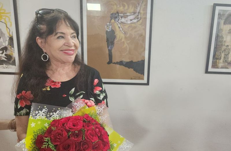 Muestra pintora Zaida del Río en Sancti Spíritus su Jardín ideal